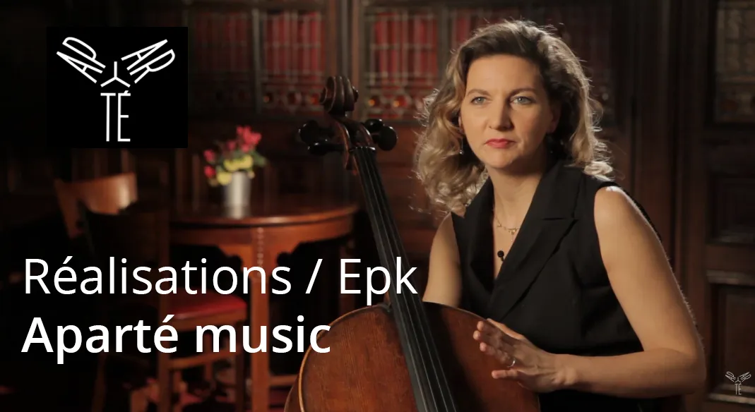 Réalisation pour Aparté music